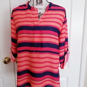 2 for $30 Verve Ami Orange Stripped Tunic